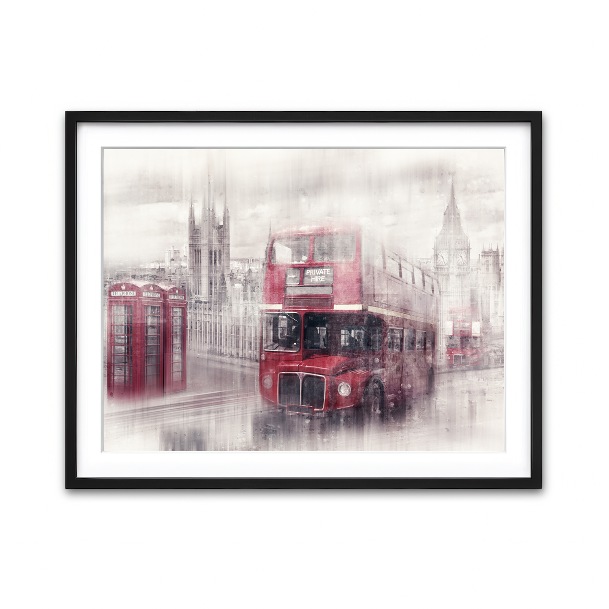Framed Print 4x3 Black