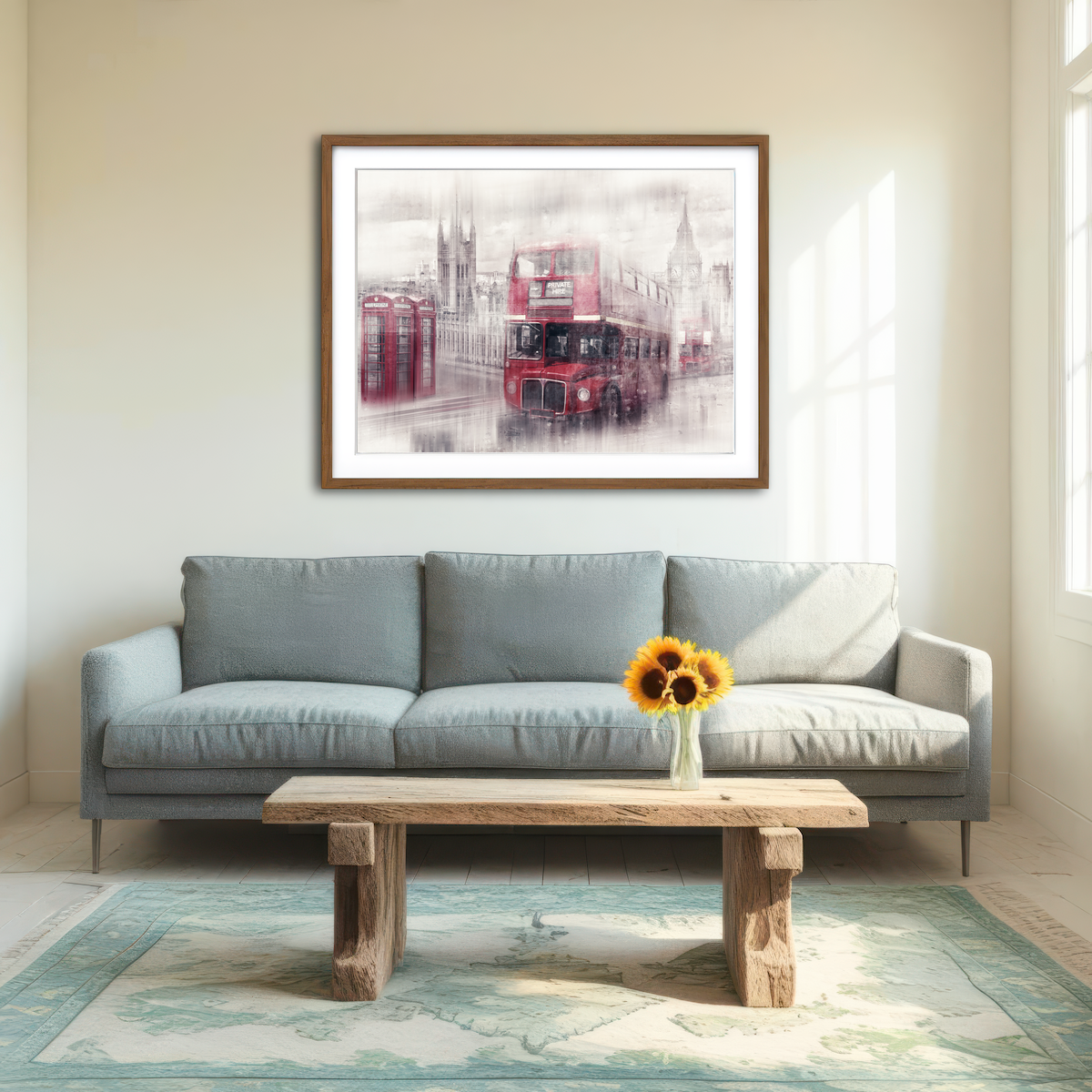 AUTO-MOCKUP ROOM | London Westminster Collage Wall Art