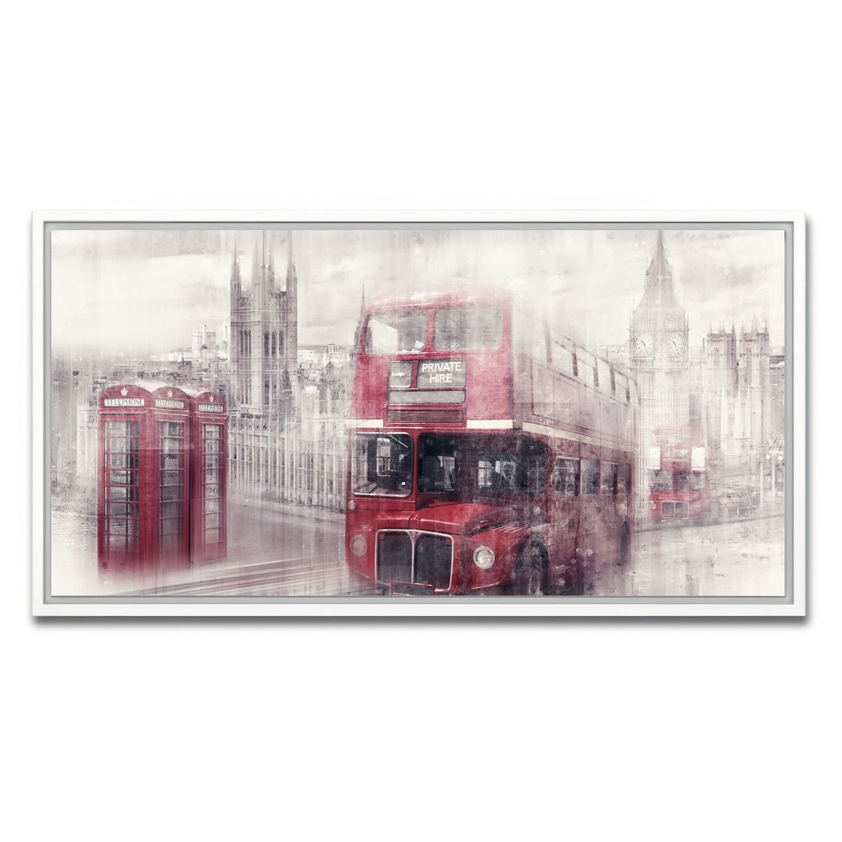 AUTO-MOCKUP WHITE | London Westminster Collage | 1 Piece | White Framed Canvas | group=2x1