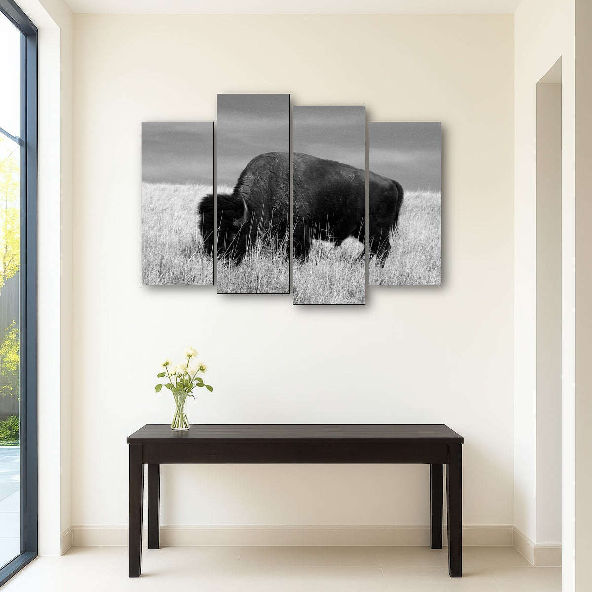 AUTO-MOCKUP ROOM | Lone Buffalo Grayscale