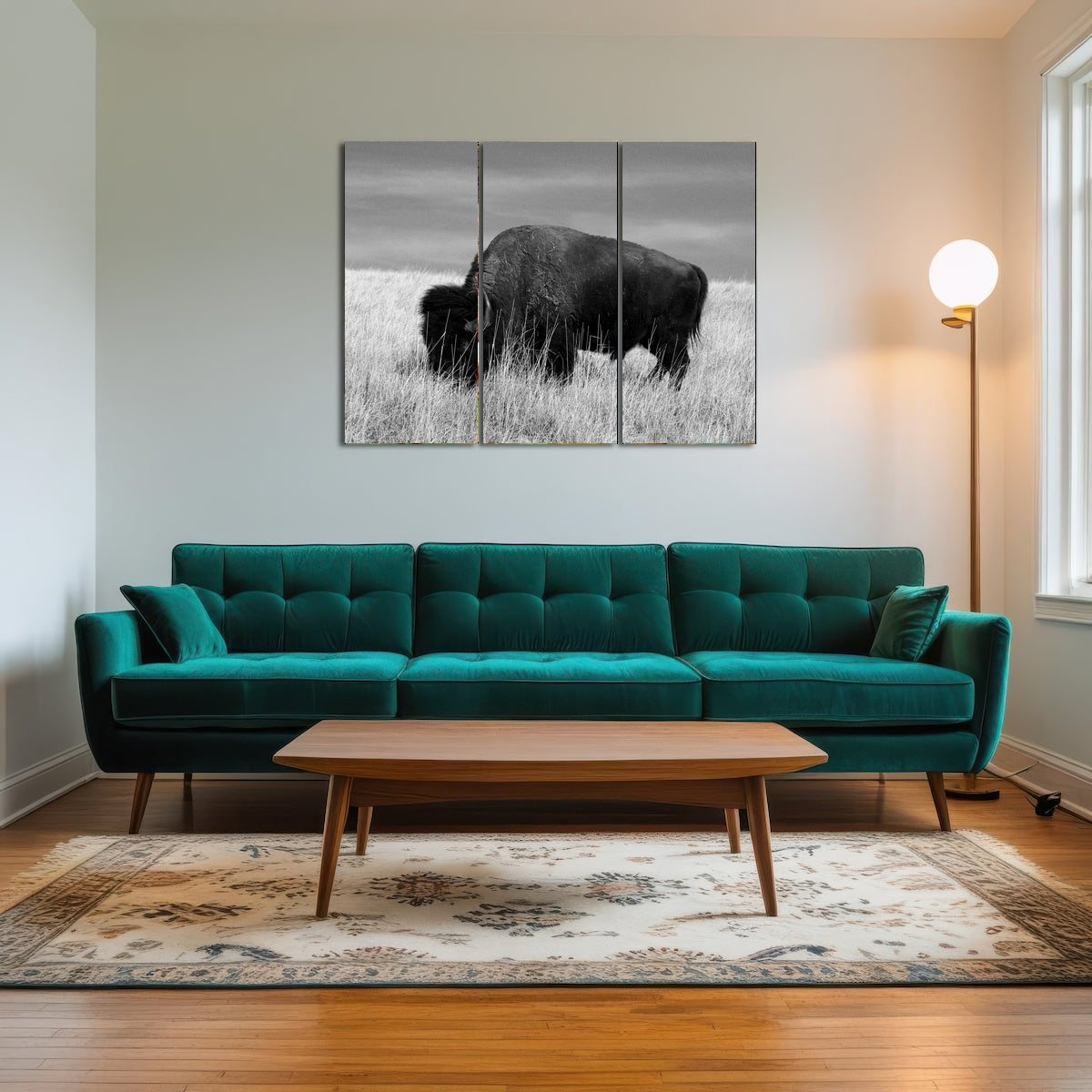 AUTO-MOCKUP ROOM | Lone Buffalo Grayscale