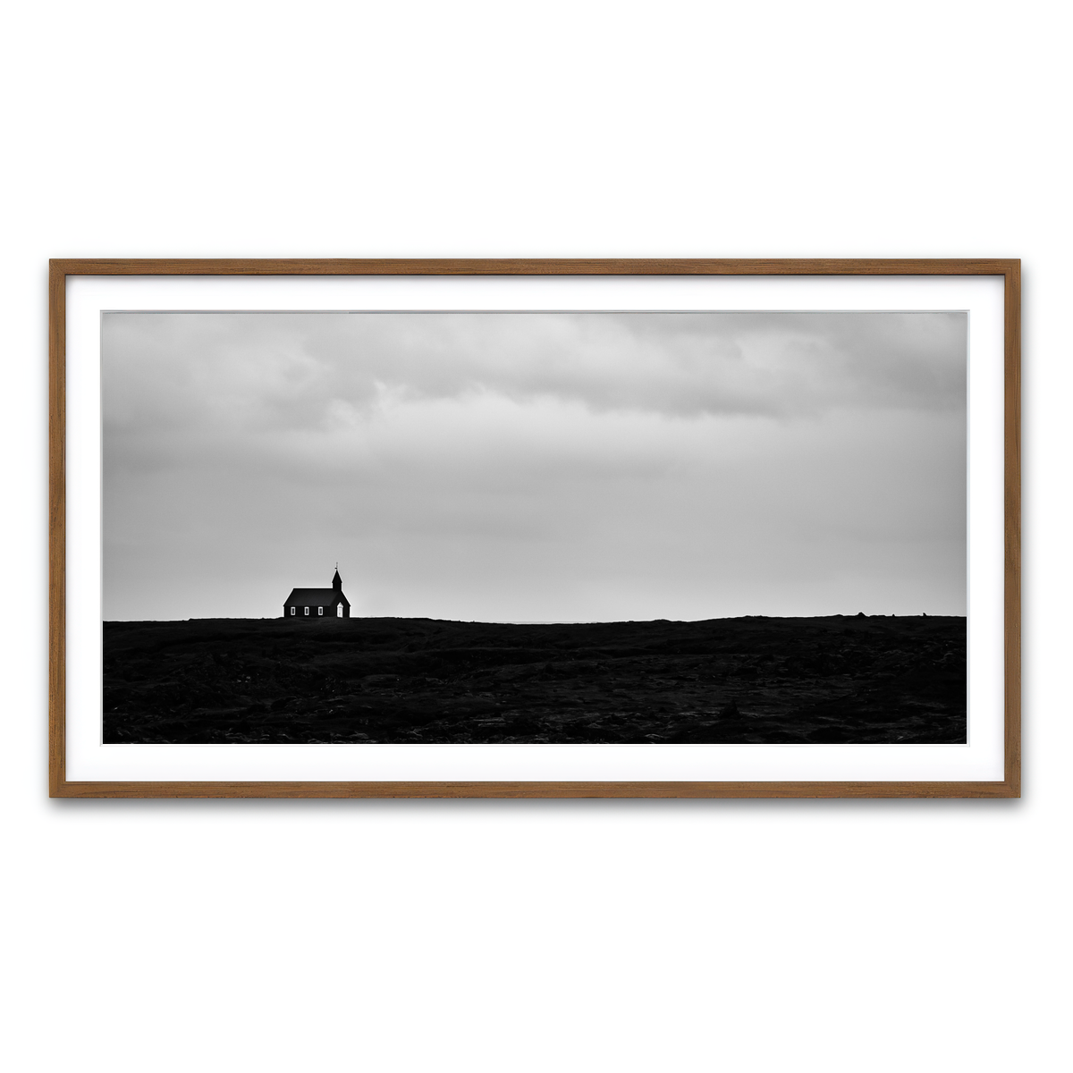 Framed Print 2x1 Walnut