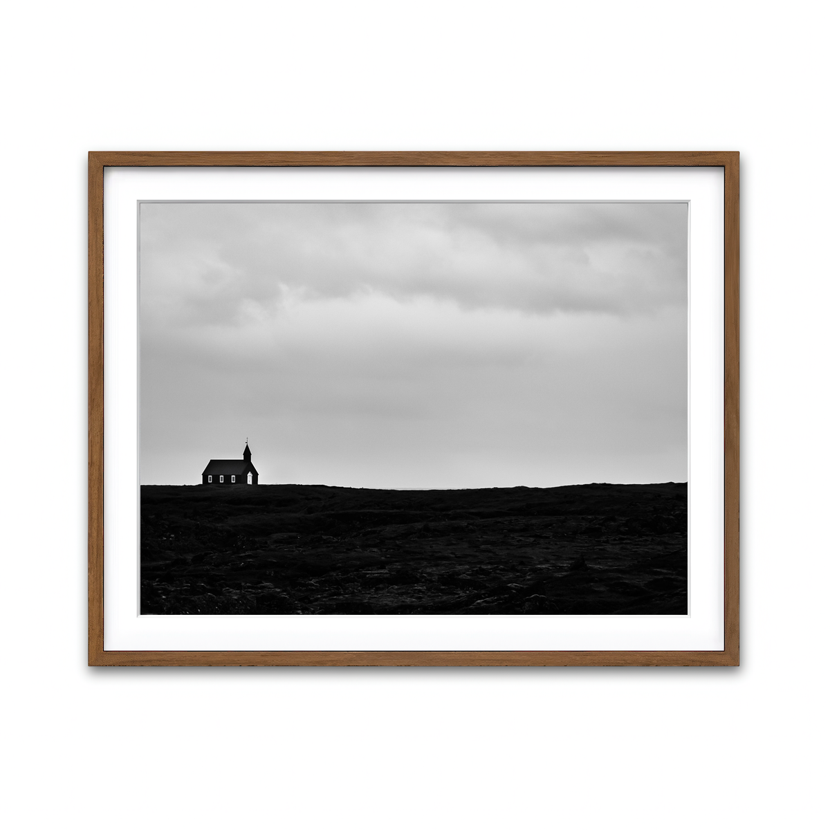 Framed Print 4x3 Walnut