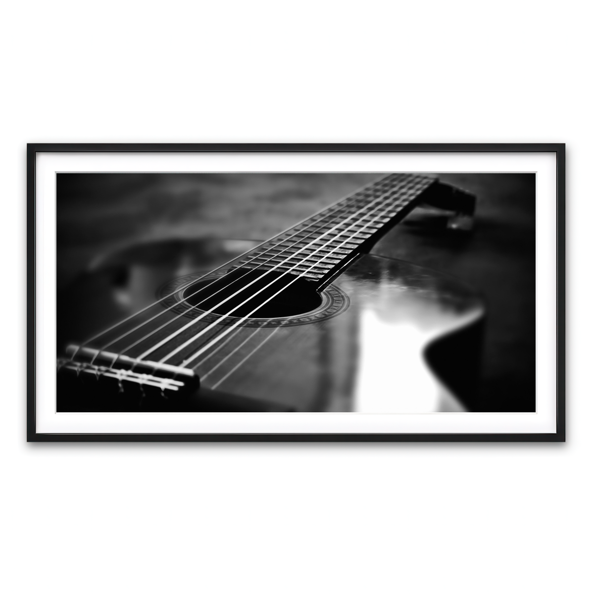 Framed Print 2x1 Black