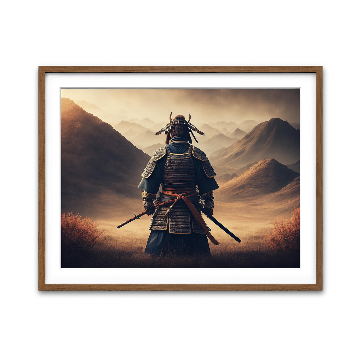 Framed Print 4x3 Walnut