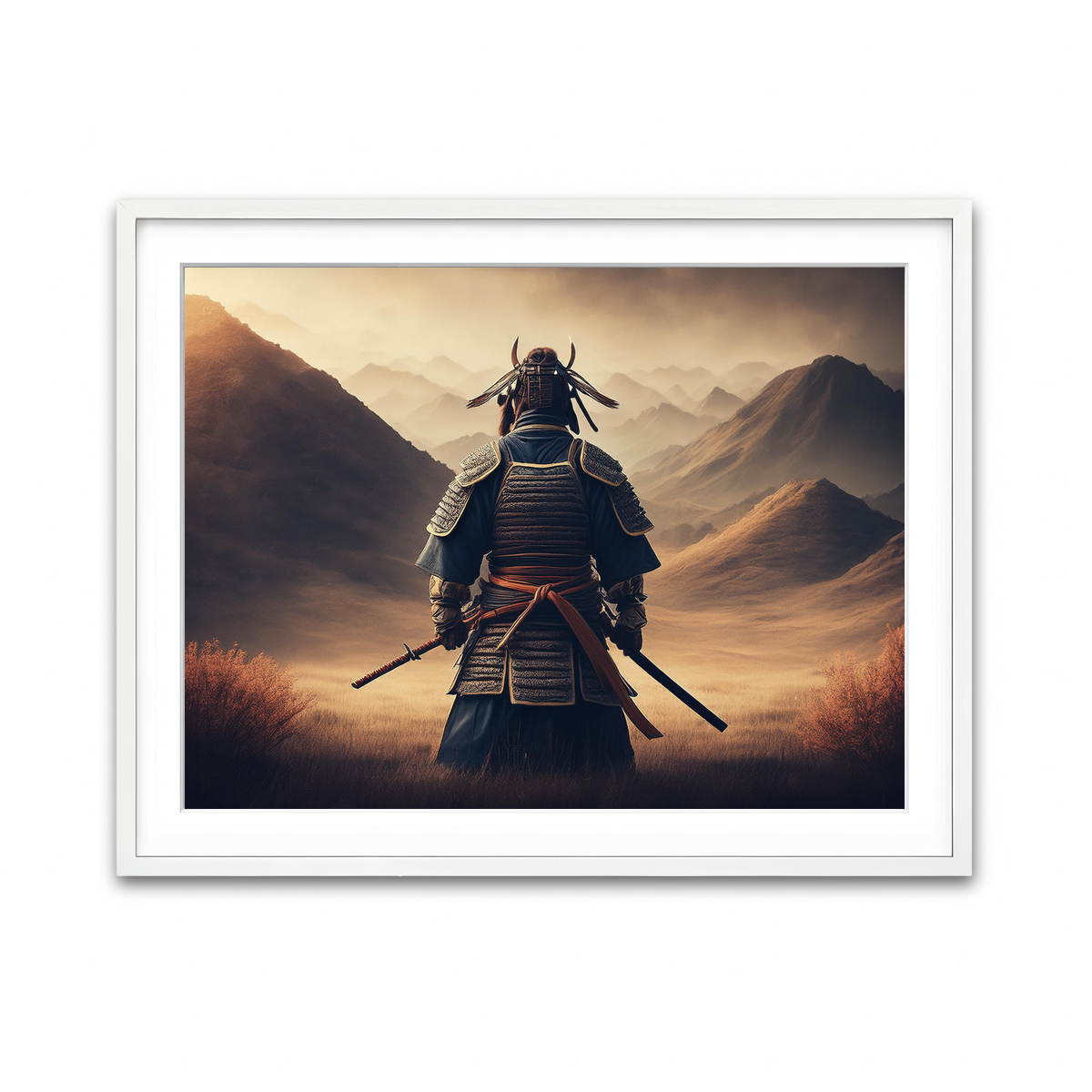 Framed Print 4x3 White