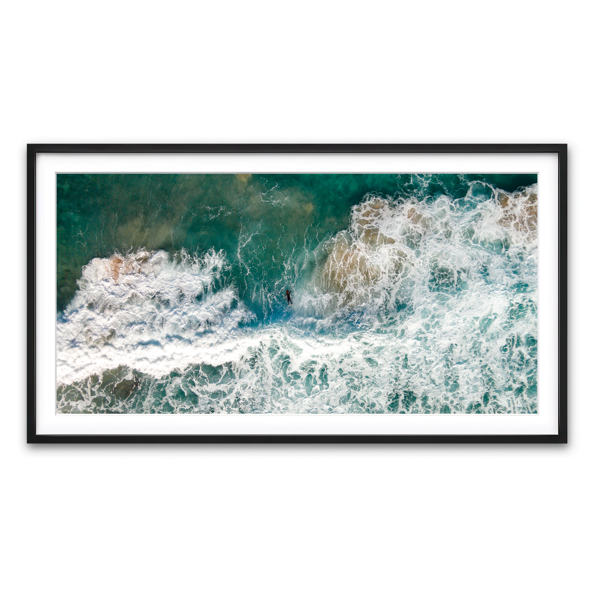 Framed Print 2x1 Black