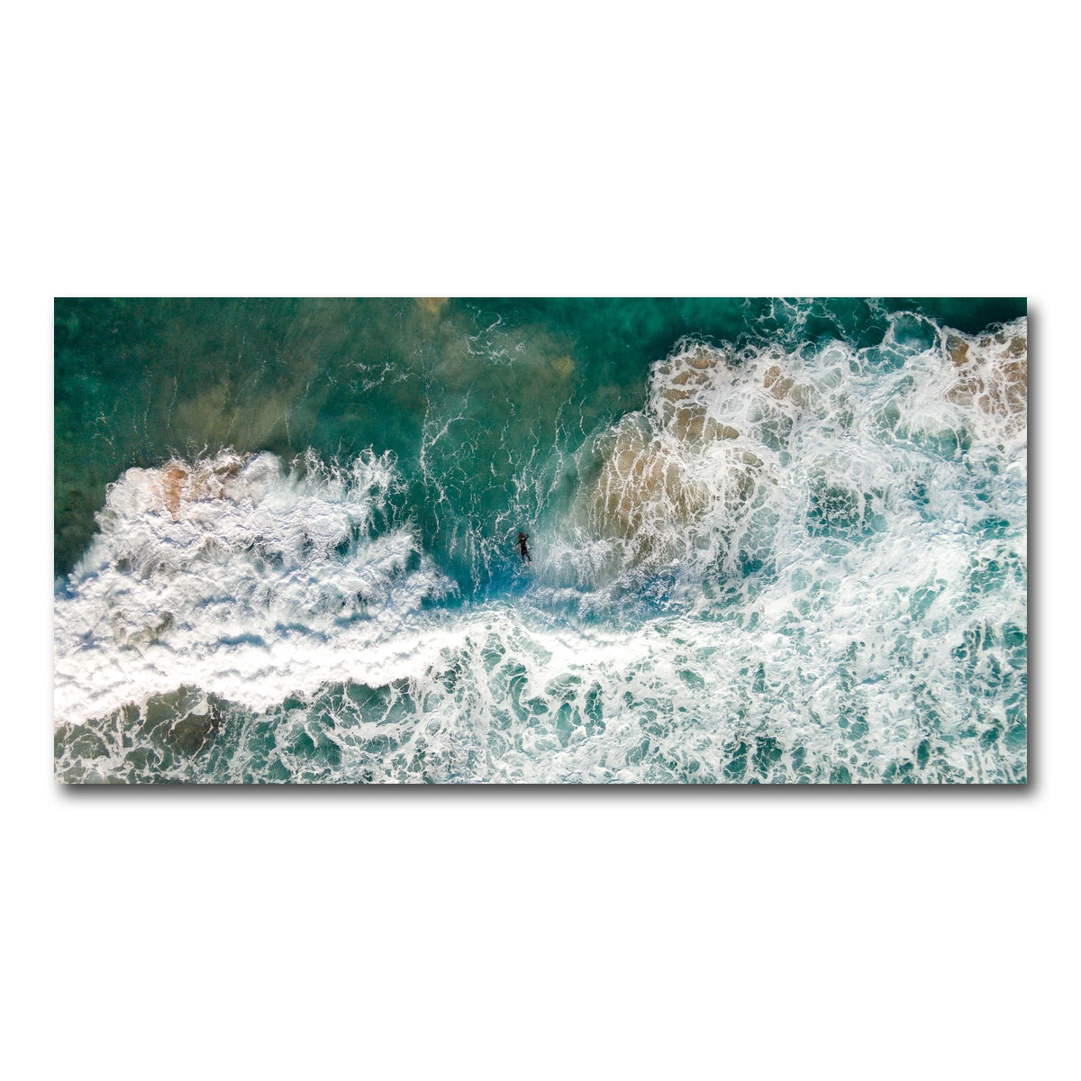 AUTO-MOCKUP WHITE | Lone Surfer | 1 Piece | Gallery Wrap Canvas | group=2x1