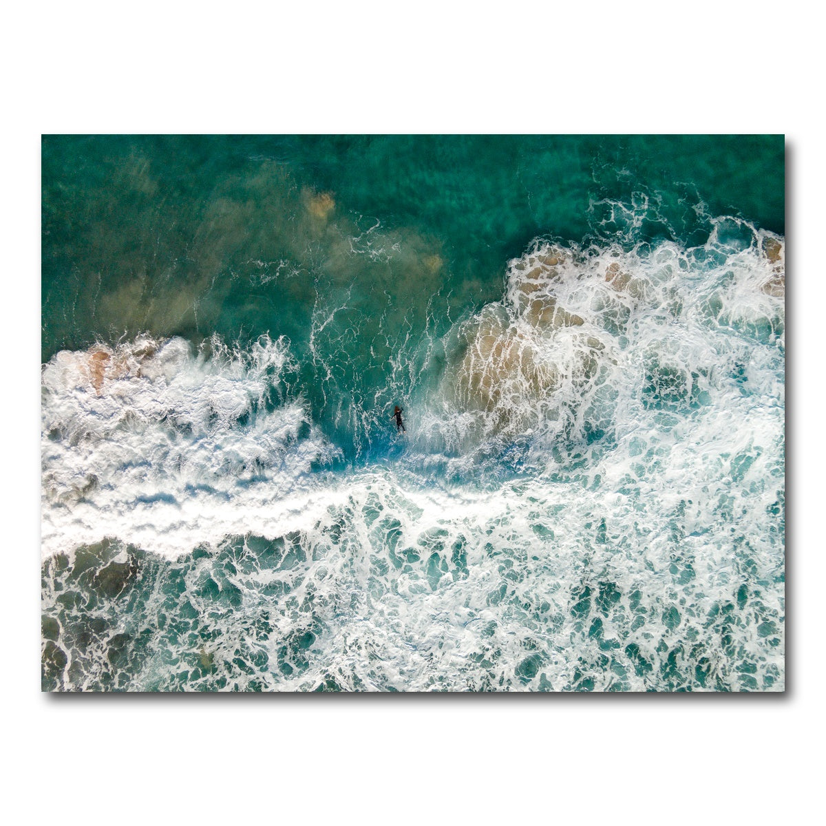 AUTO-MOCKUP WHITE | Lone Surfer | 1 Piece | Gallery Wrap Canvas | group=4x3