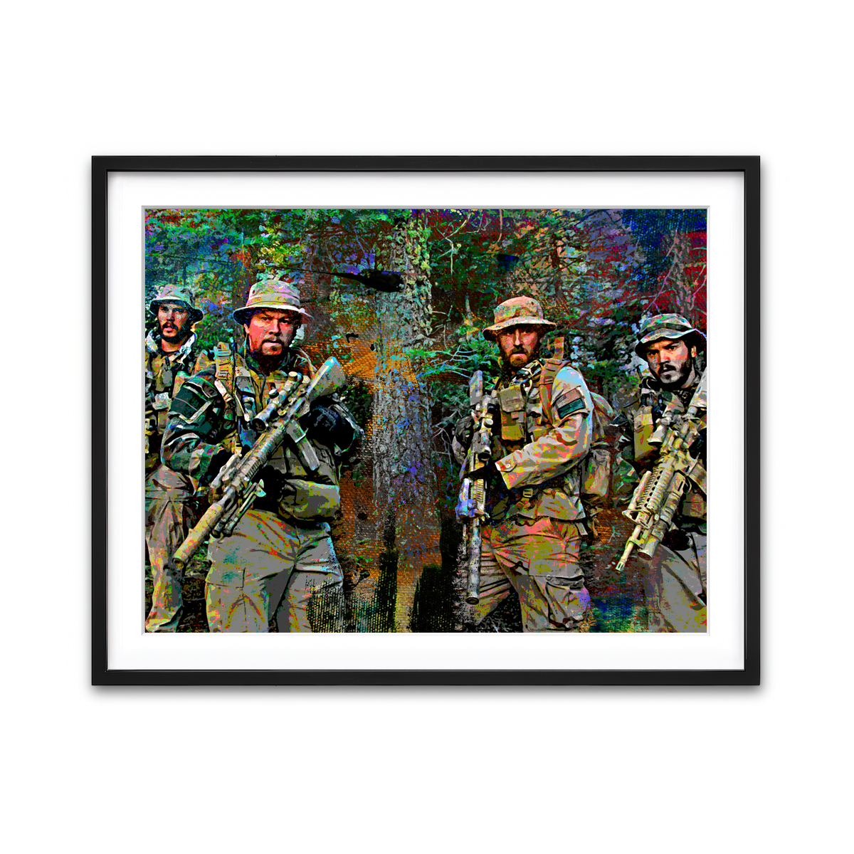 Framed Print 4x3 Black