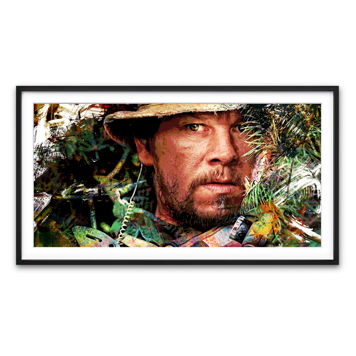 Framed Print 2x1 Black