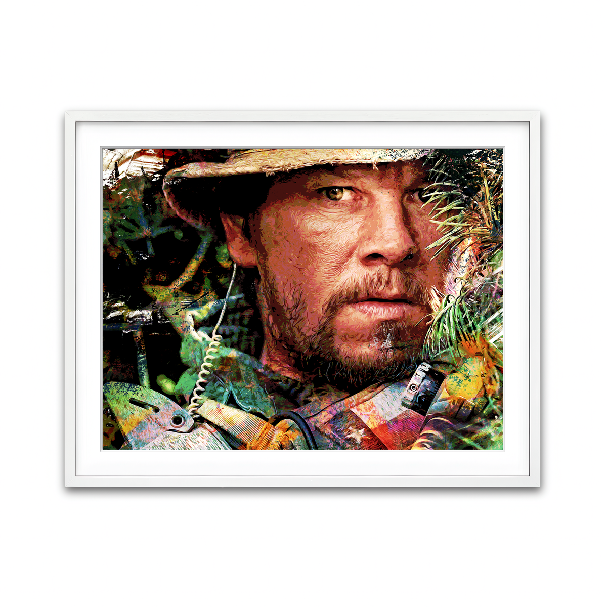 Framed Print 4x3 White