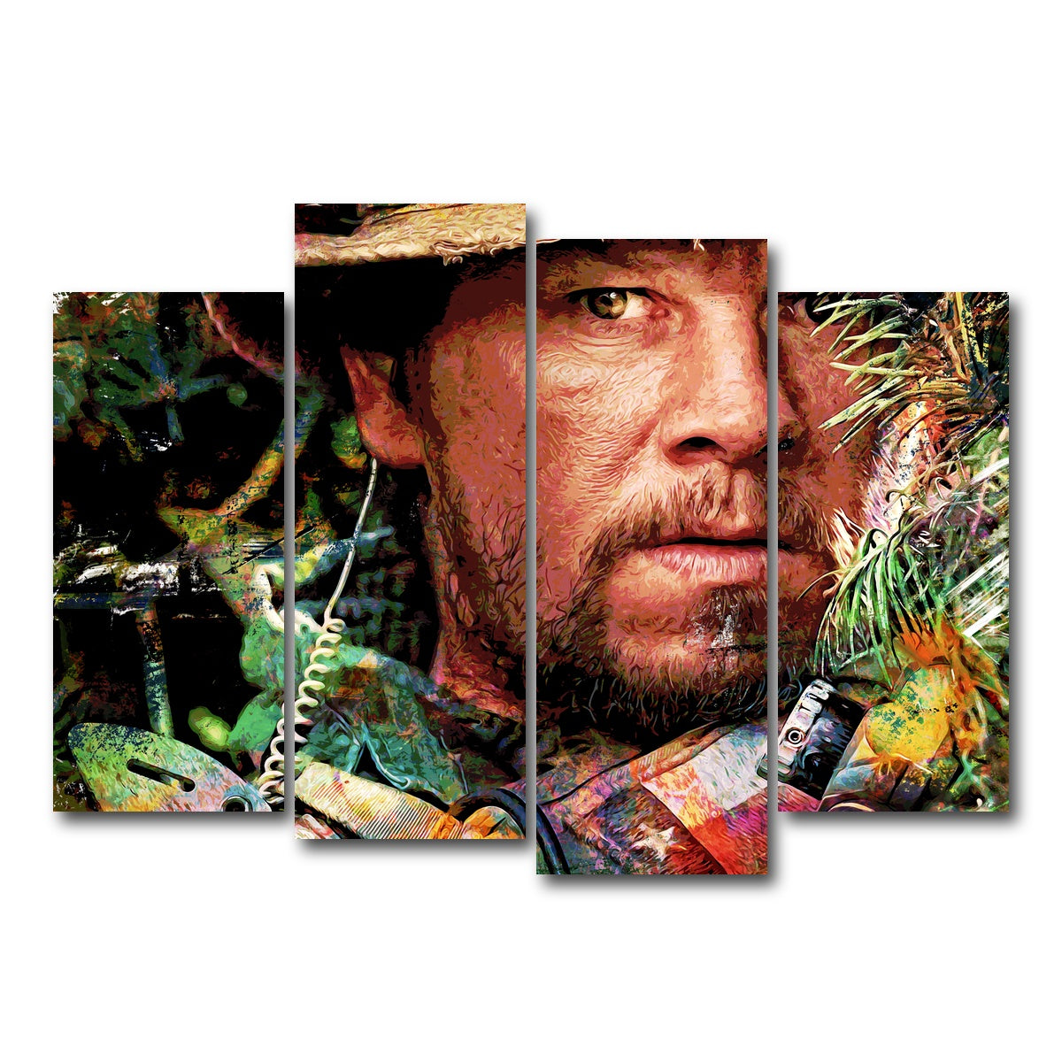 AUTO-MOCKUP WHITE | Lone Survivor | 4 Piece | Gallery Wrap Canvas | group=4_normal