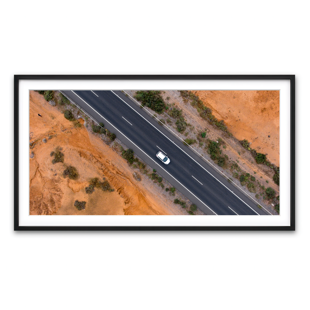 Framed Print 2x1 Black