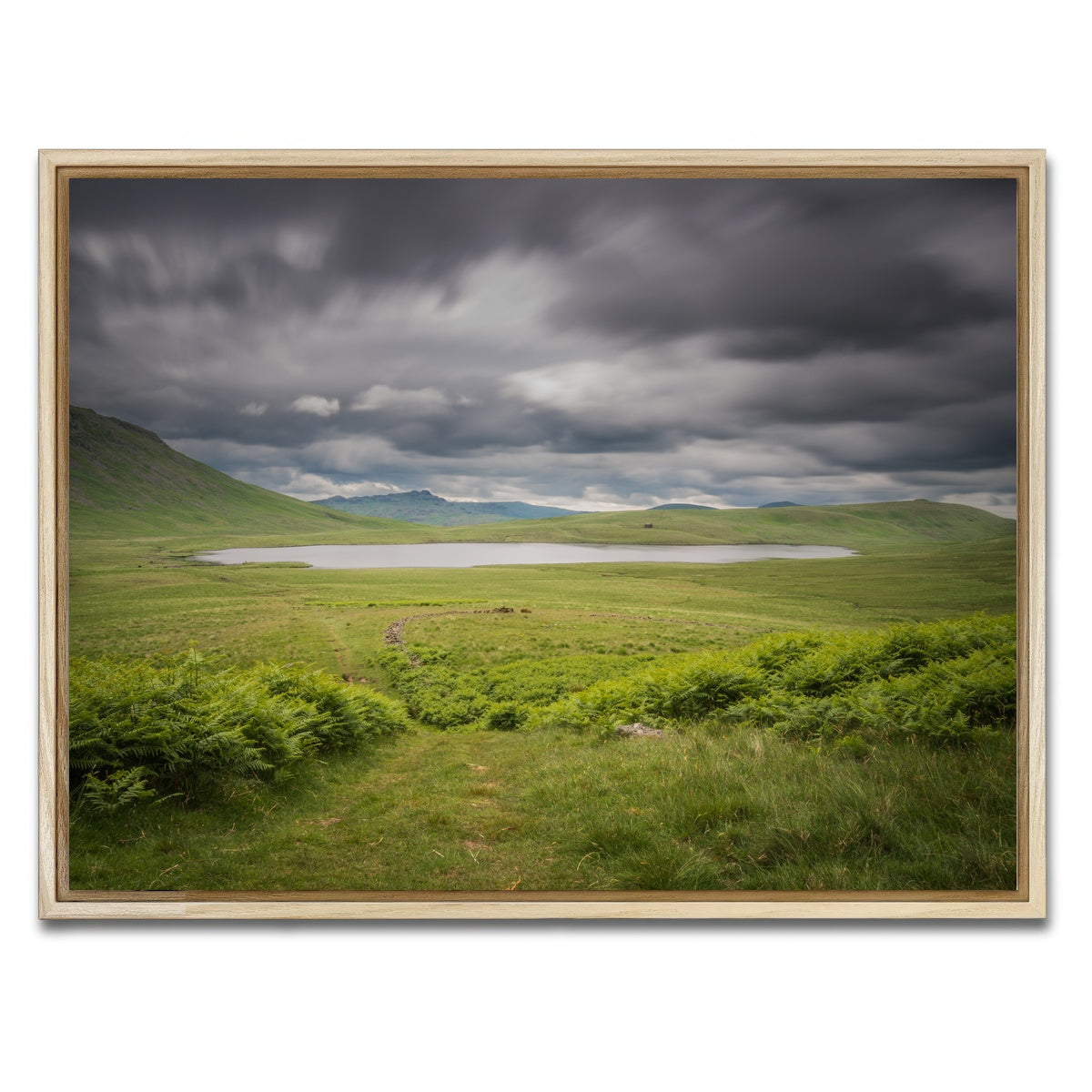 AUTO-MOCKUP WHITE | Lonely Pond | 1 Piece | Natural Framed Canvas | group=4x3