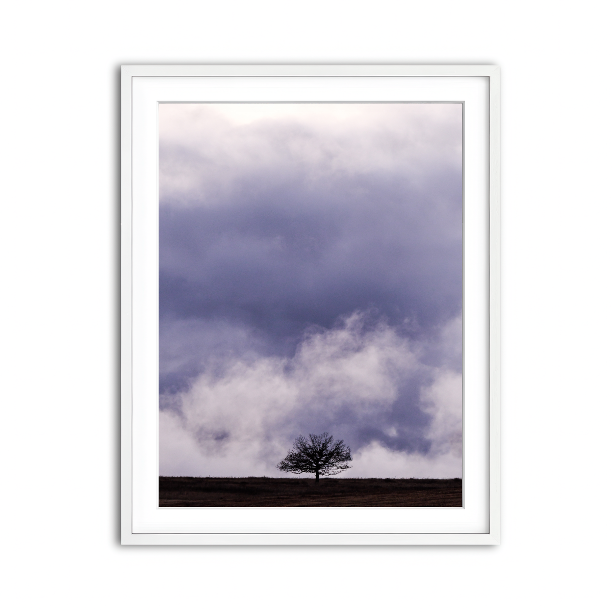 Framed Print 3x4 White