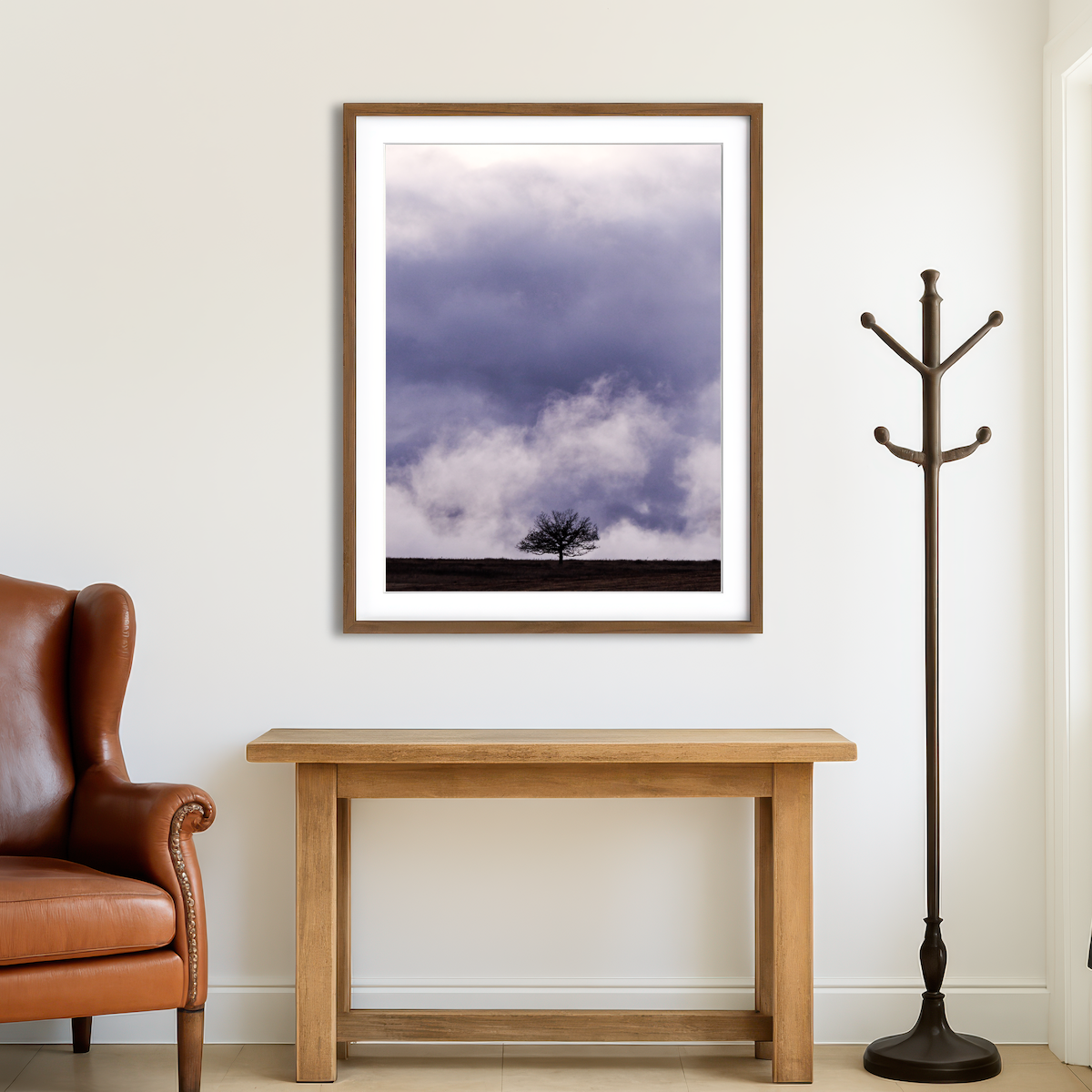 AUTO-MOCKUP ROOM | Lonely Tree Wall Art