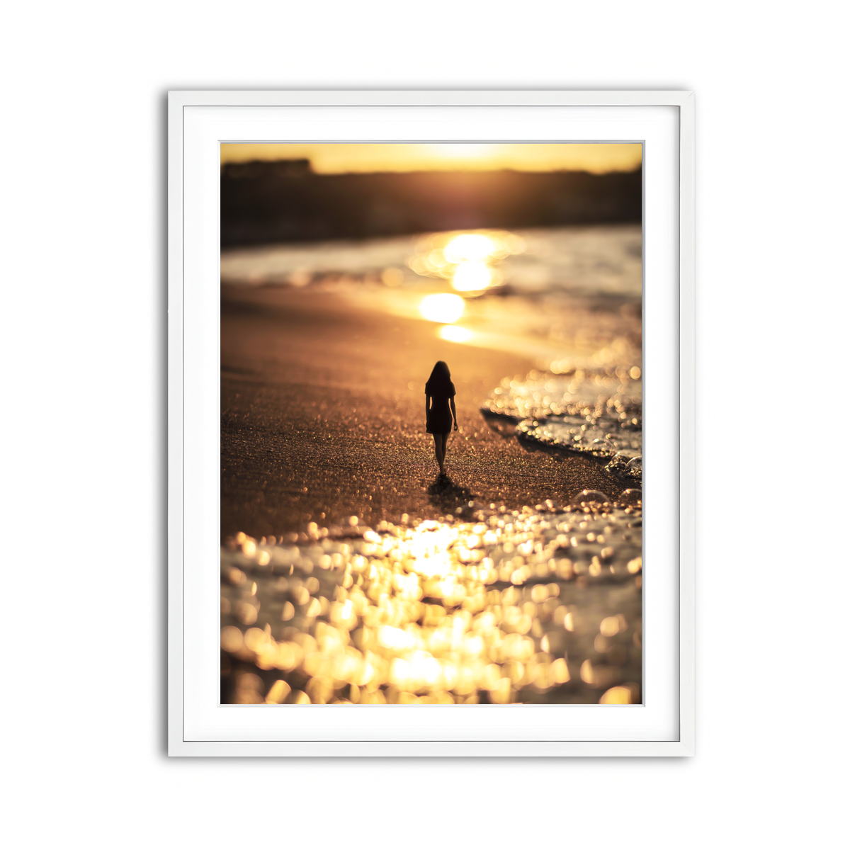 Framed Print 3x4 White
