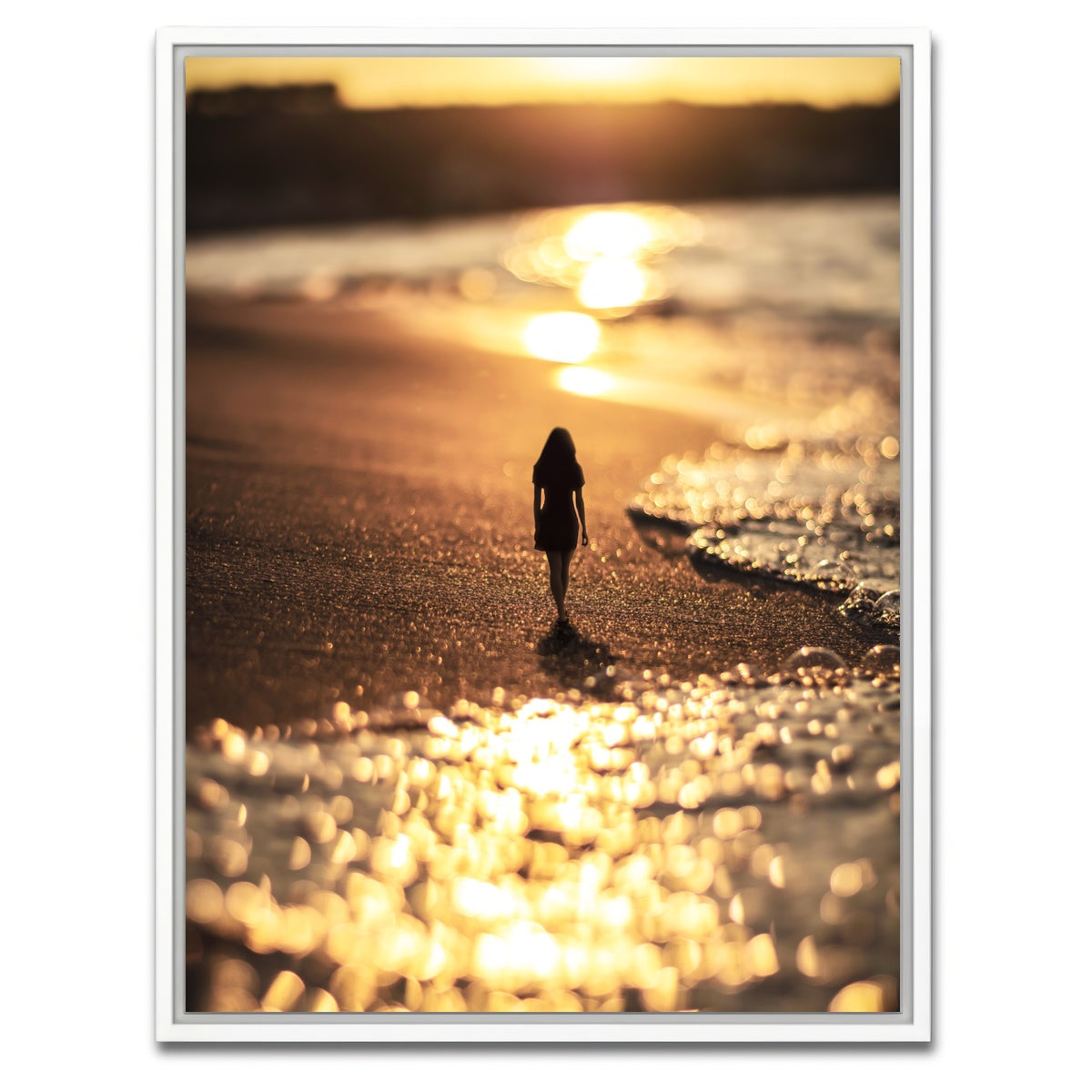 AUTO-MOCKUP WHITE | Lonely | 1 Piece | White Framed Canvas | group=3x4
