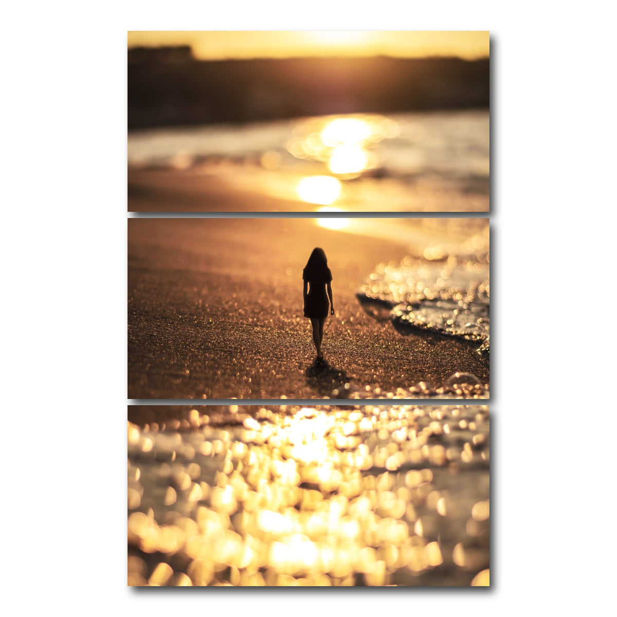 AUTO-MOCKUP WHITE | Lonely | 3 Piece | Gallery Wrap Canvas | group=12x24_stacked