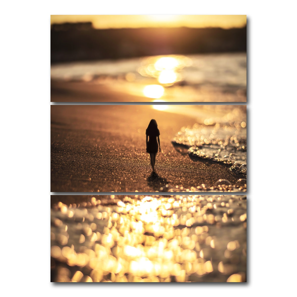 AUTO-MOCKUP WHITE | Lonely | 3 Piece | Gallery Wrap Canvas | group=8x18_stacked