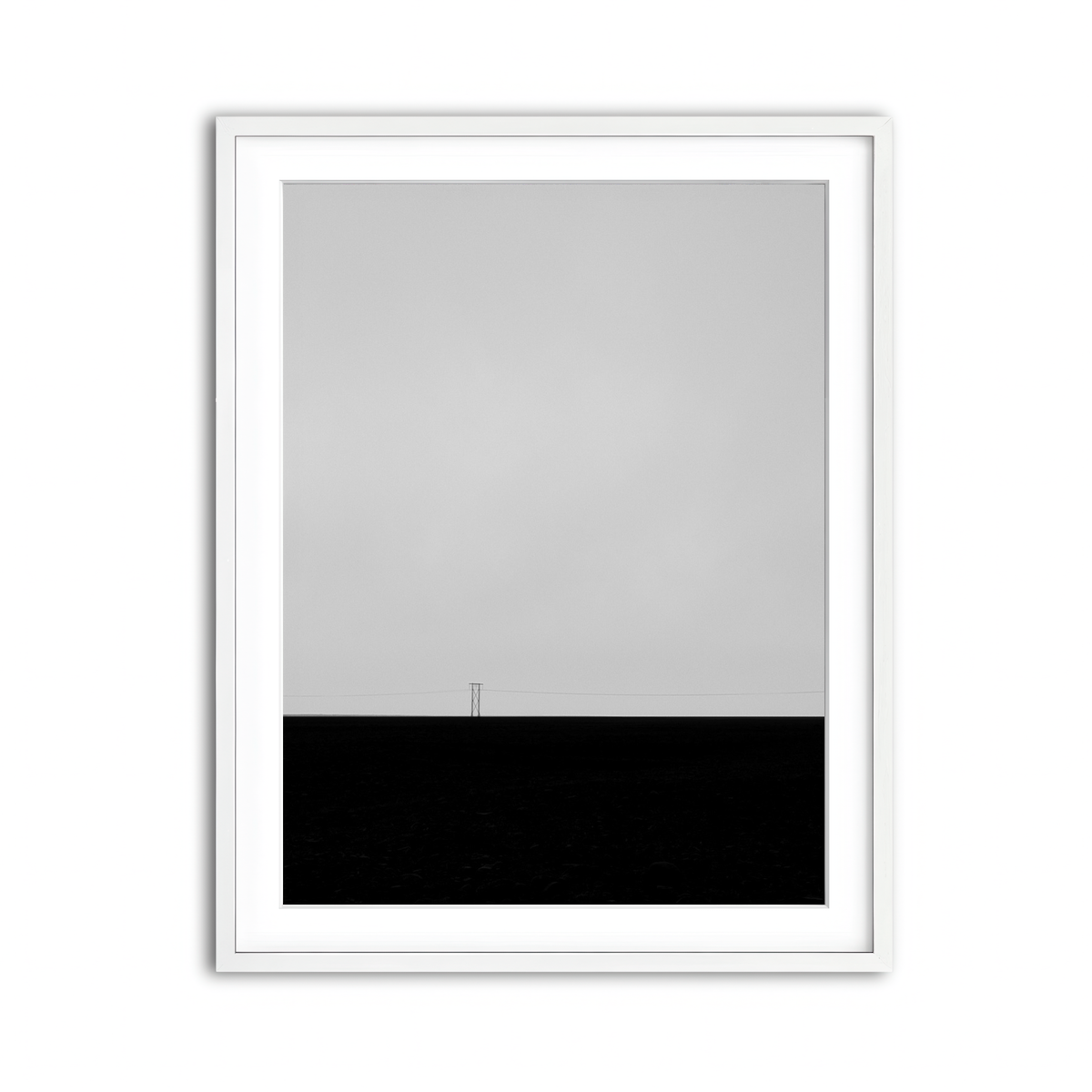 Framed Print 3x4 White