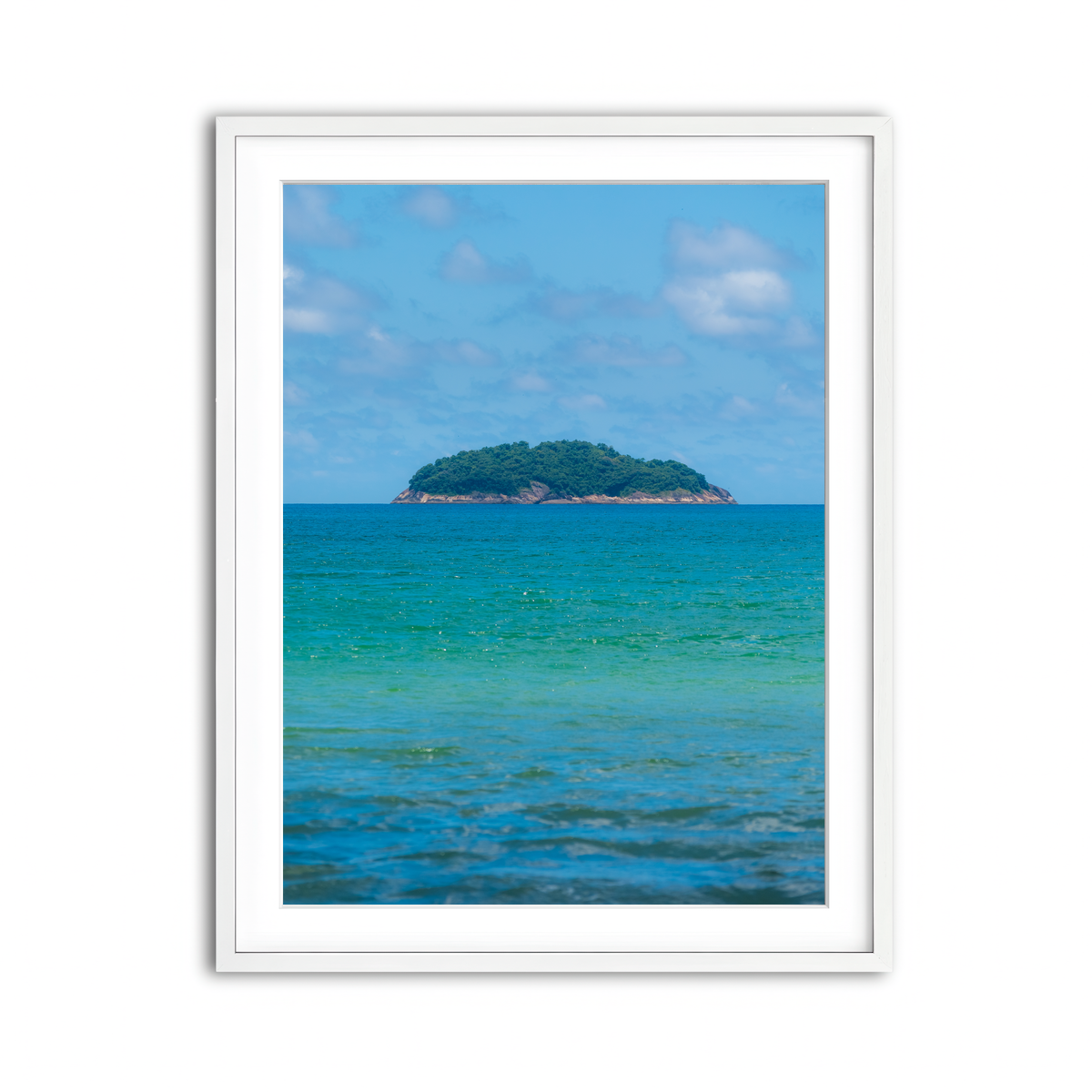 Framed Print 3x4 White