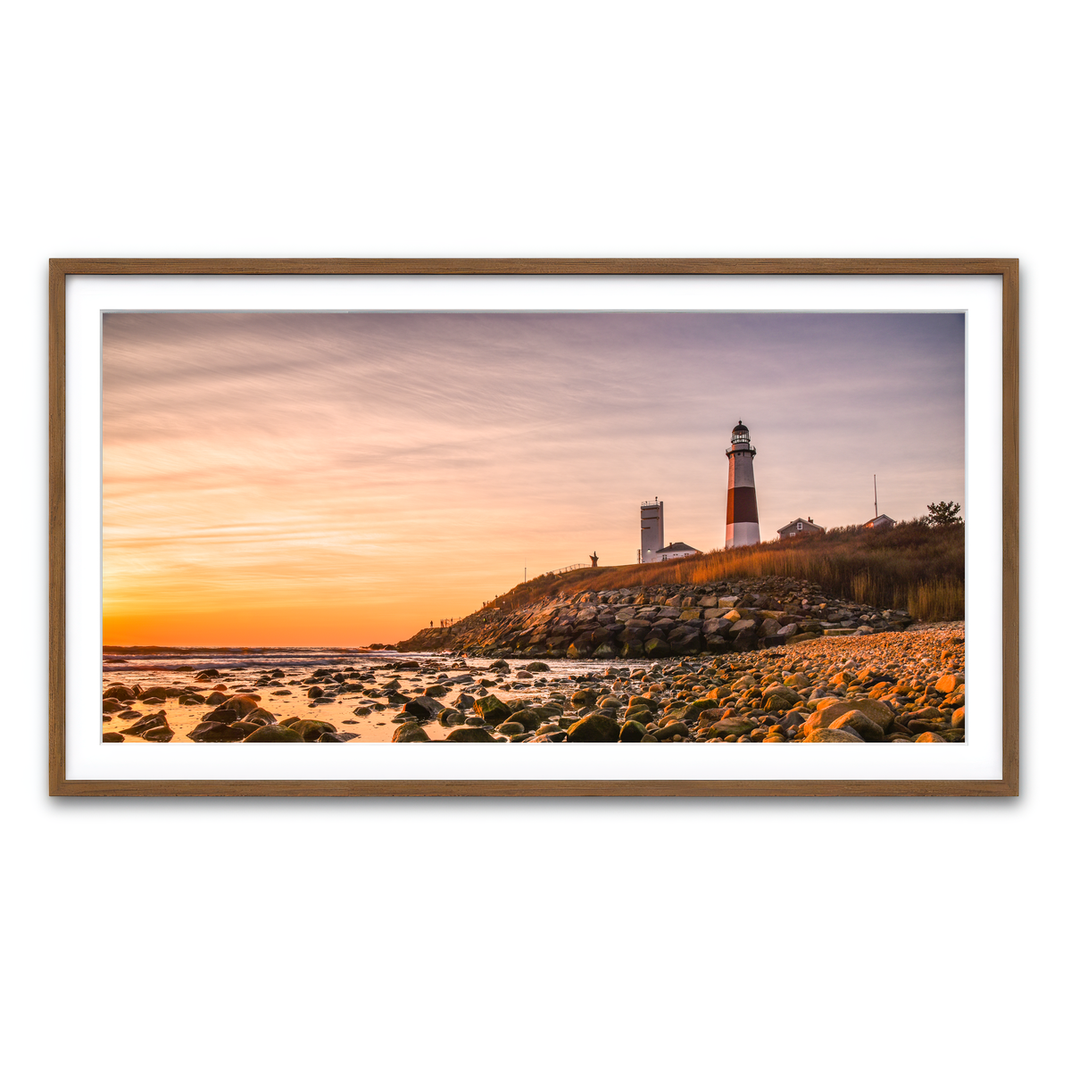 Framed Print 2x1 Walnut