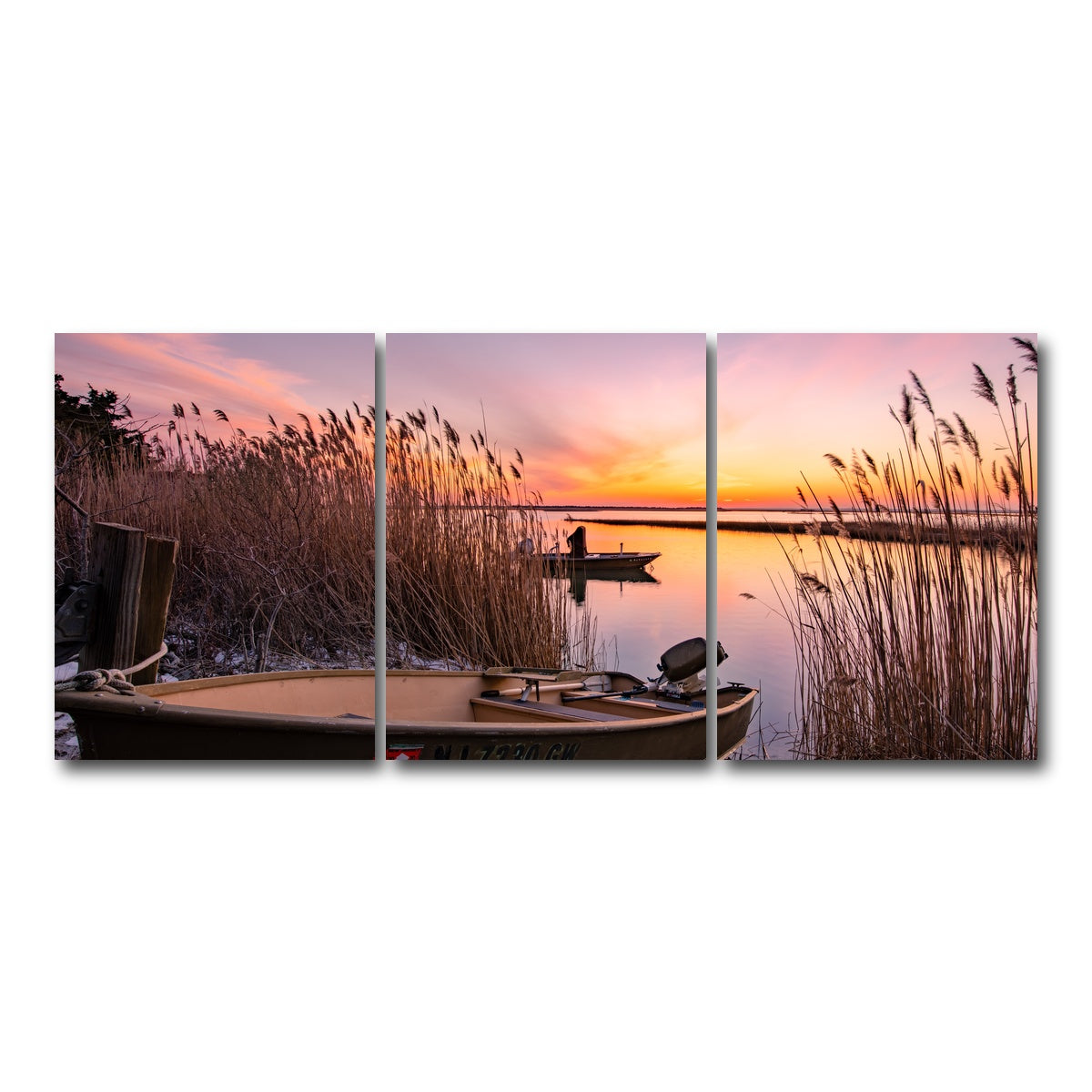 AUTO-MOCKUP WHITE | Long Winter | 3 Piece | Gallery Wrap Canvas | group=18x24