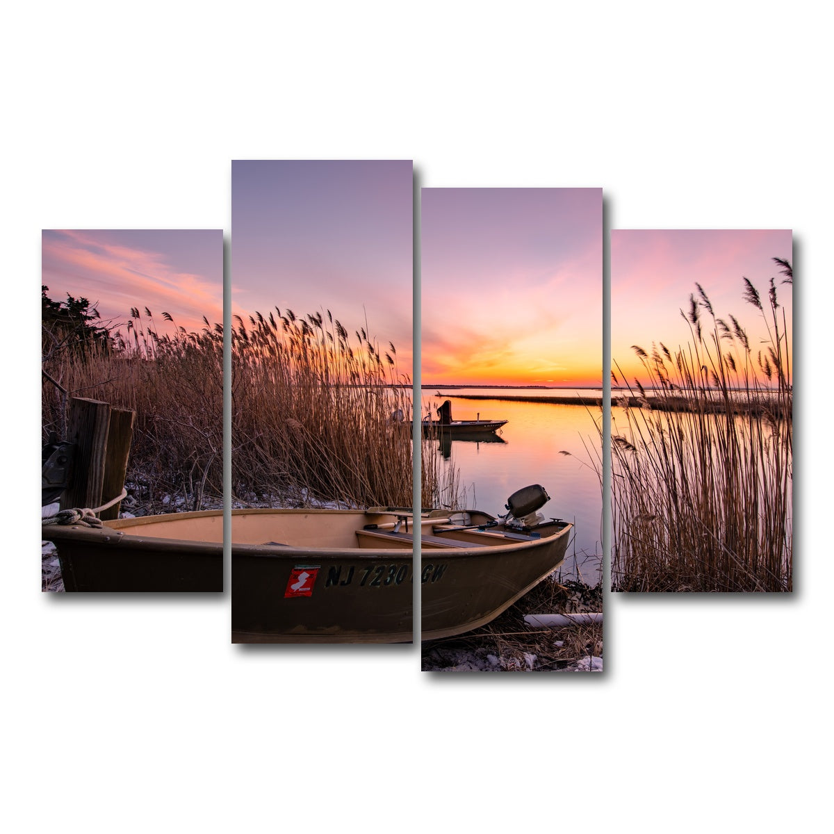 AUTO-MOCKUP WHITE | Long Winter | 4 Piece | Gallery Wrap Canvas | group=4_short