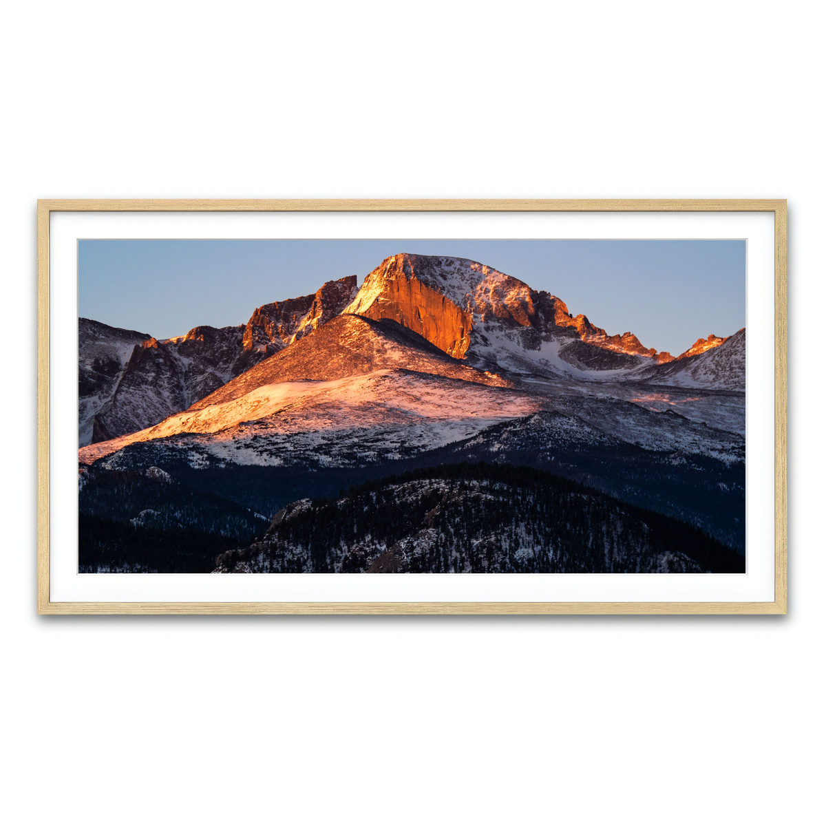 Framed Print 2x1 Natural