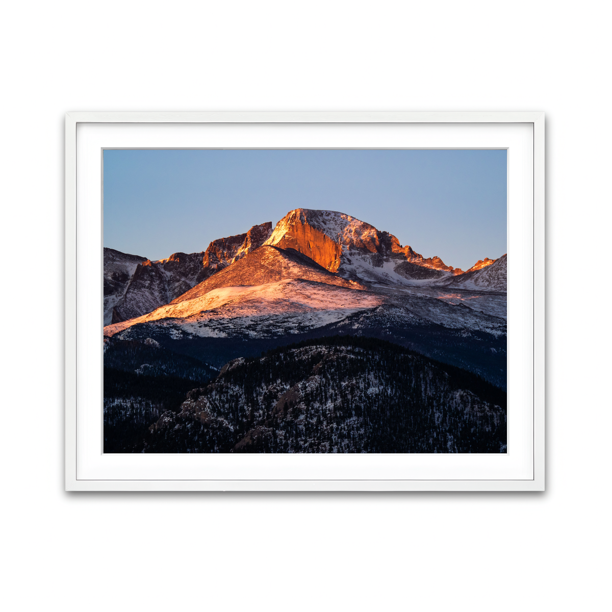 Framed Print 4x3 White