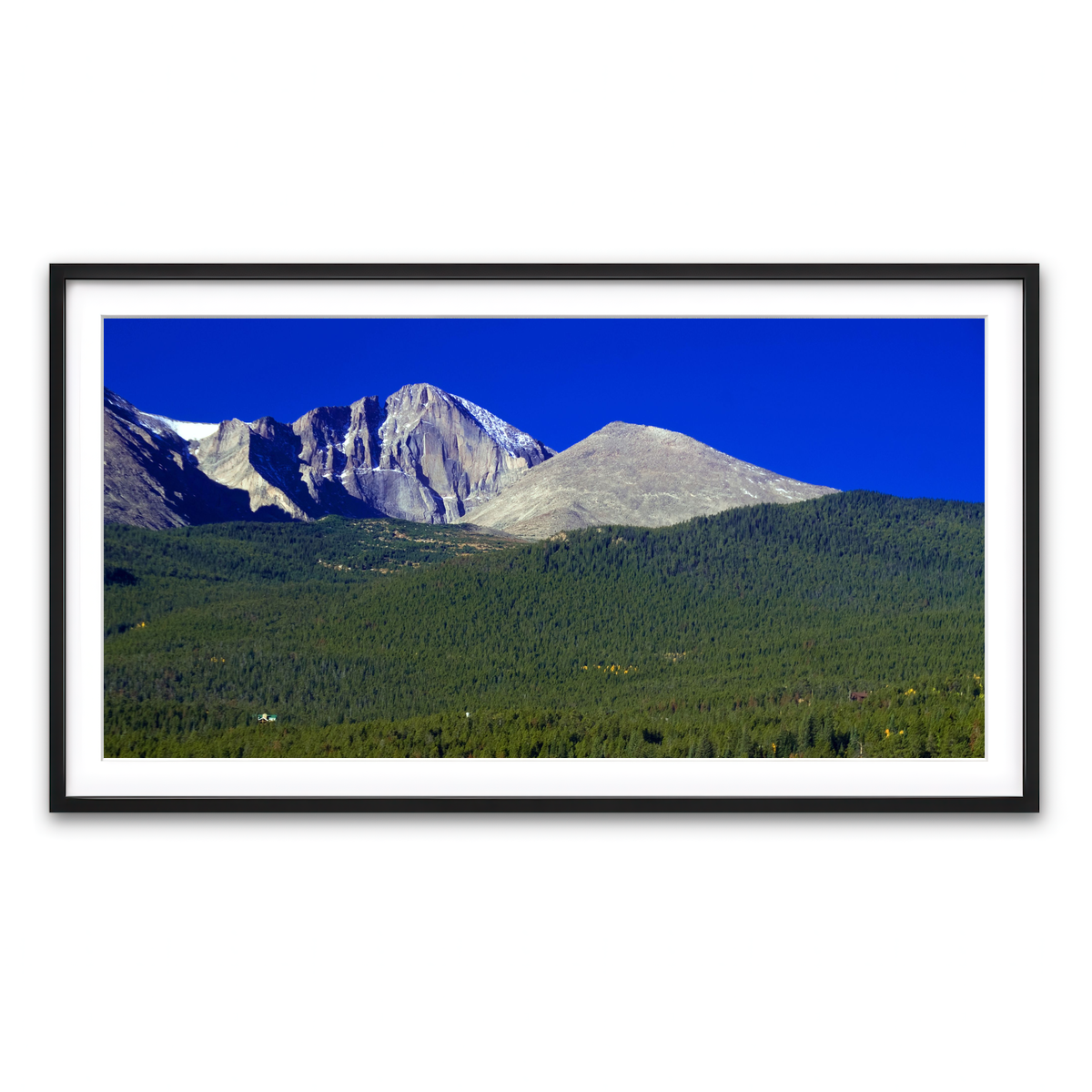 Framed Print 2x1 Black