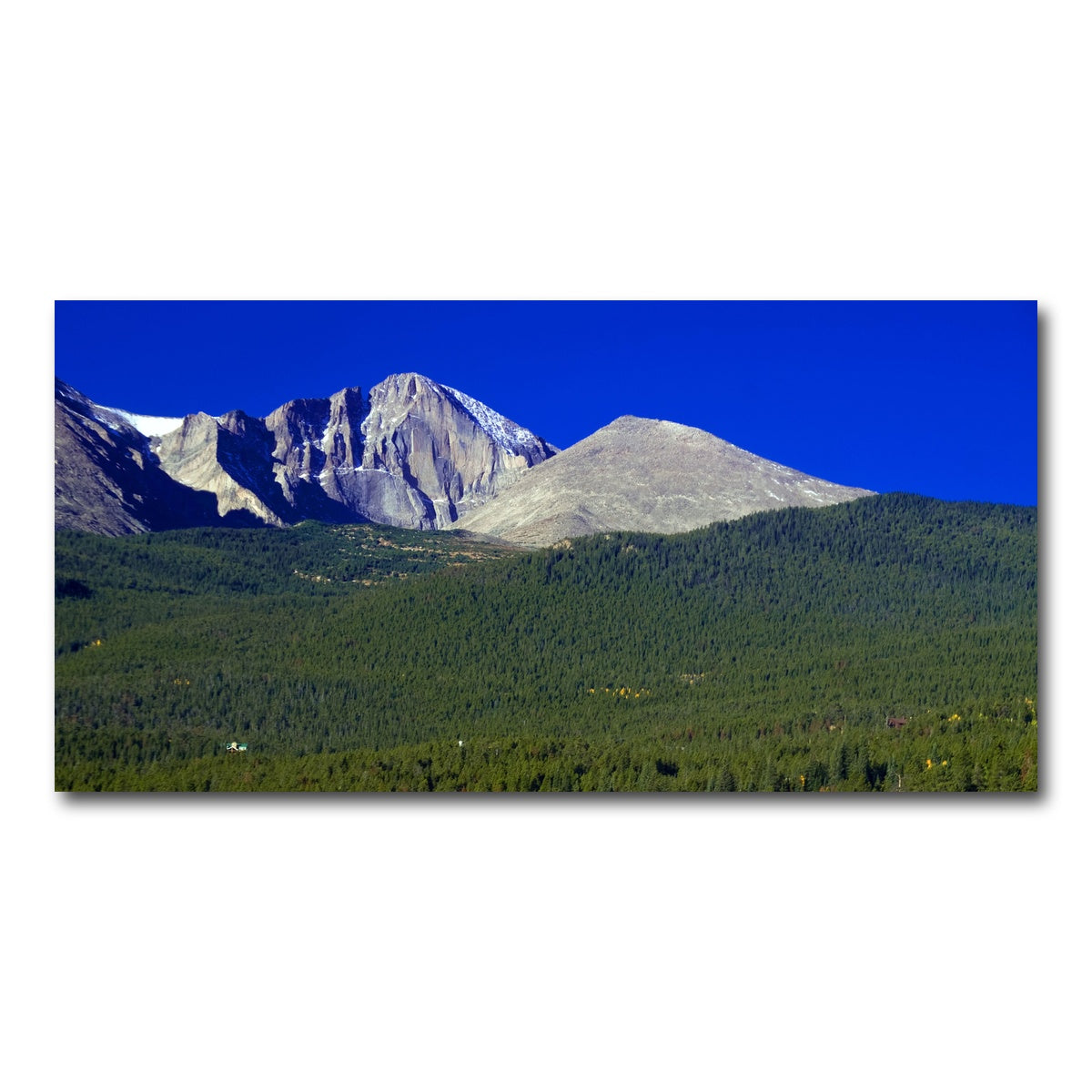 AUTO-MOCKUP WHITE | Longs Peak in Autumn | 1 Piece | Gallery Wrap Canvas | group=2x1