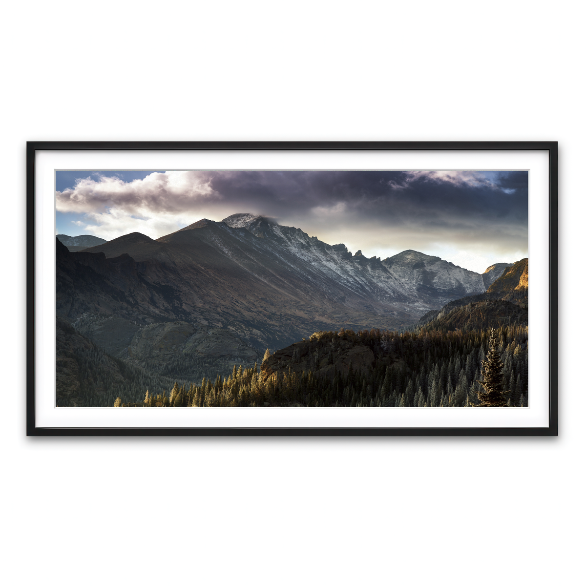 Framed Print 2x1 Black