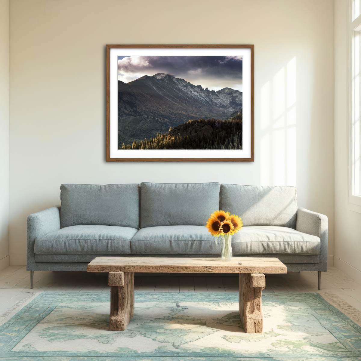 AUTO-MOCKUP ROOM | Longs Peak Wall Art
