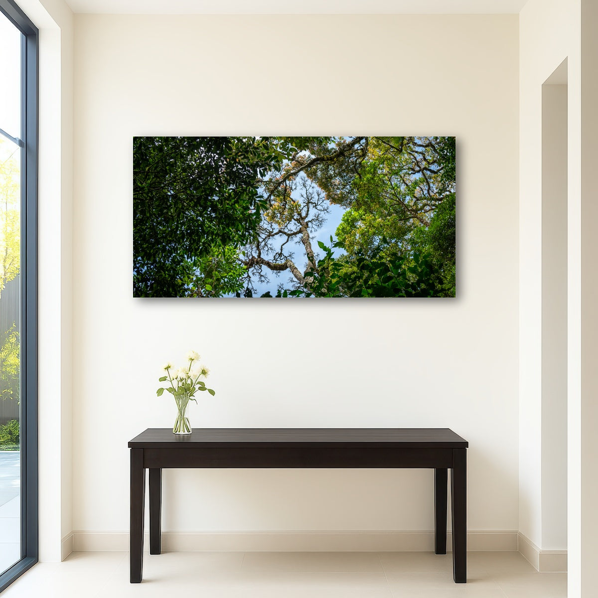 AUTO-MOCKUP ROOM | Look up in the forest