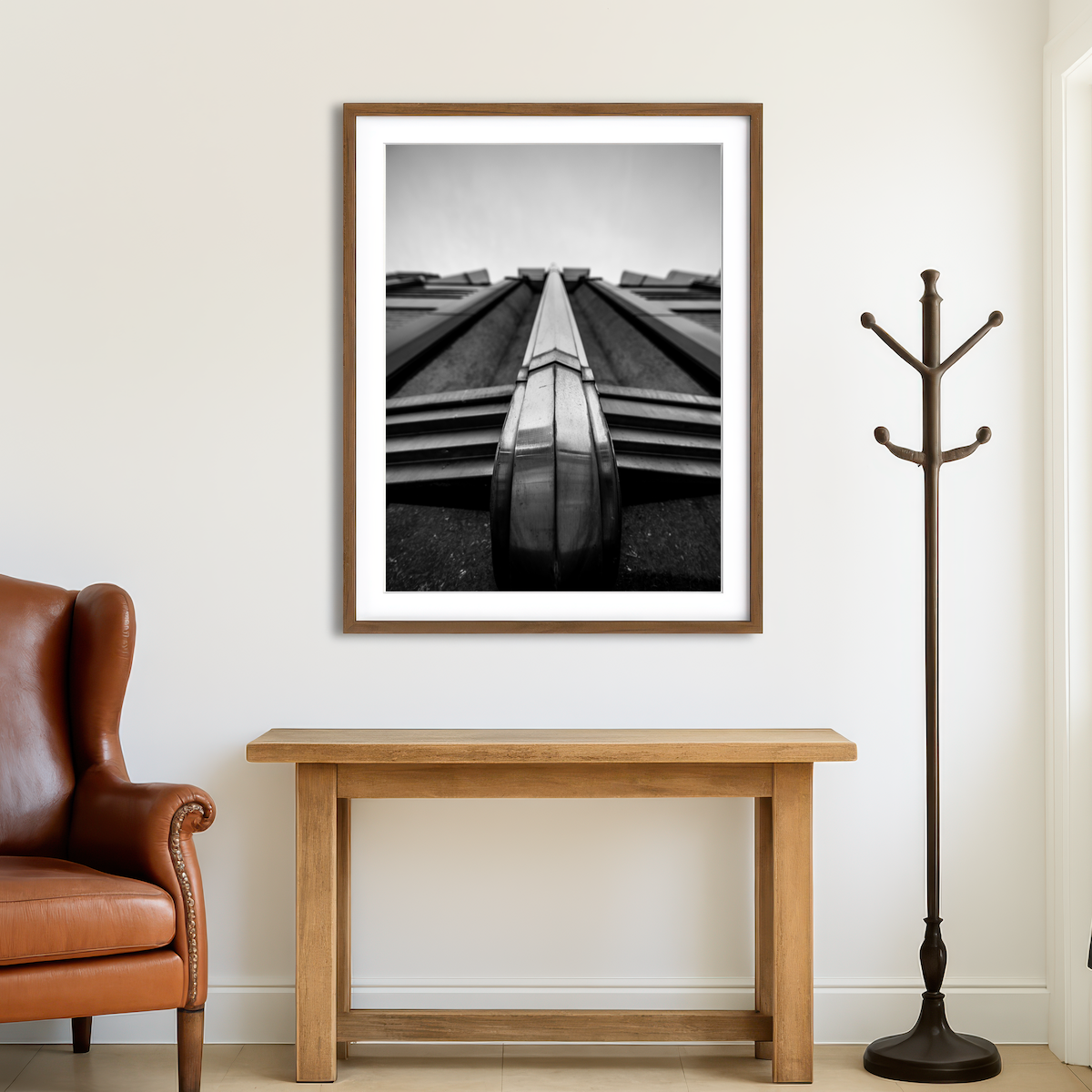 AUTO-MOCKUP ROOM | Looking Up Wall Art