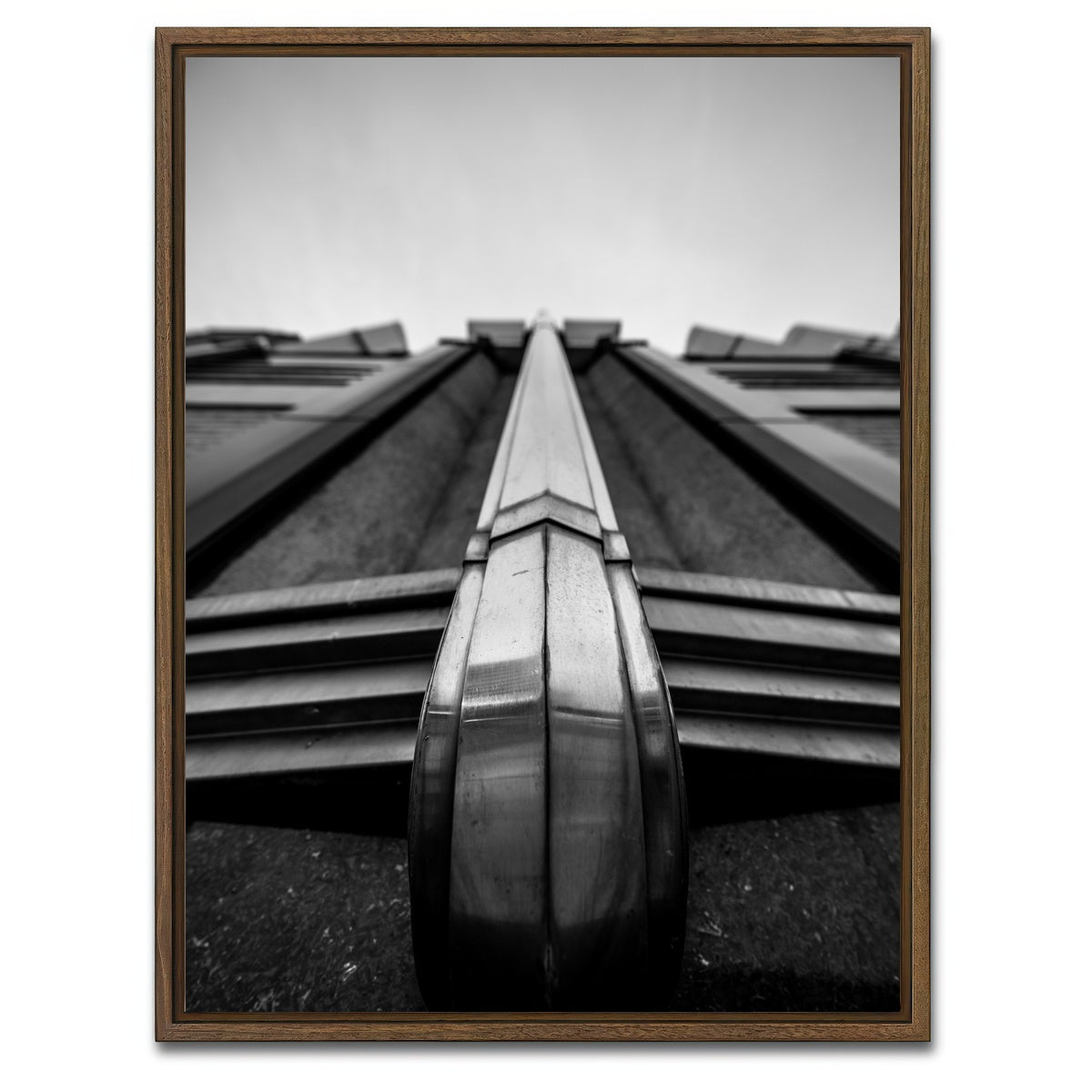 AUTO-MOCKUP WHITE | Looking Up | 1 Piece | Walnut Framed Canvas | group=3x4