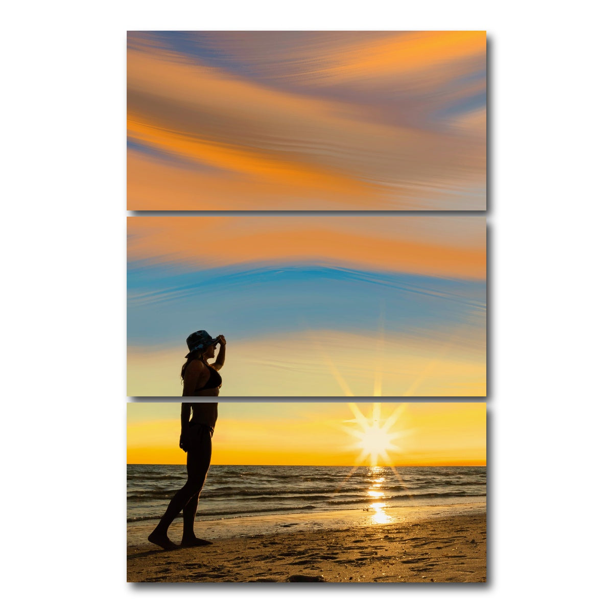 AUTO-MOCKUP WHITE | Looking for Tomorrow | 3 Piece | Gallery Wrap Canvas | group=12x24_stacked