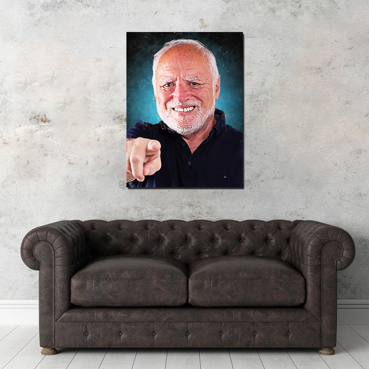 Hide The Pain Harold Wall Art