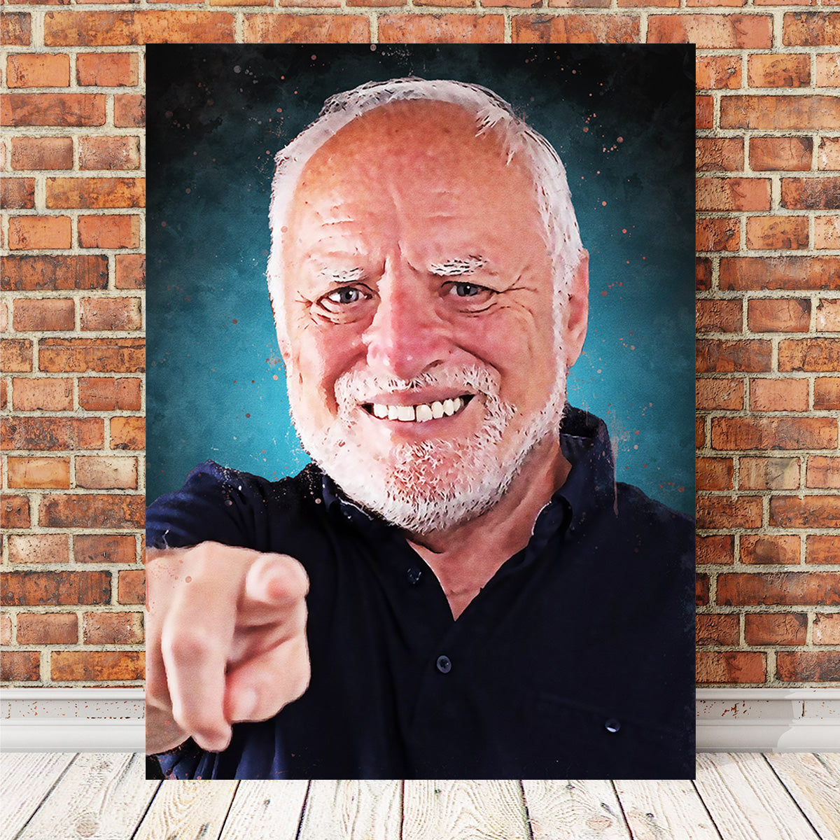 Hide The Pain Harold Wall Art