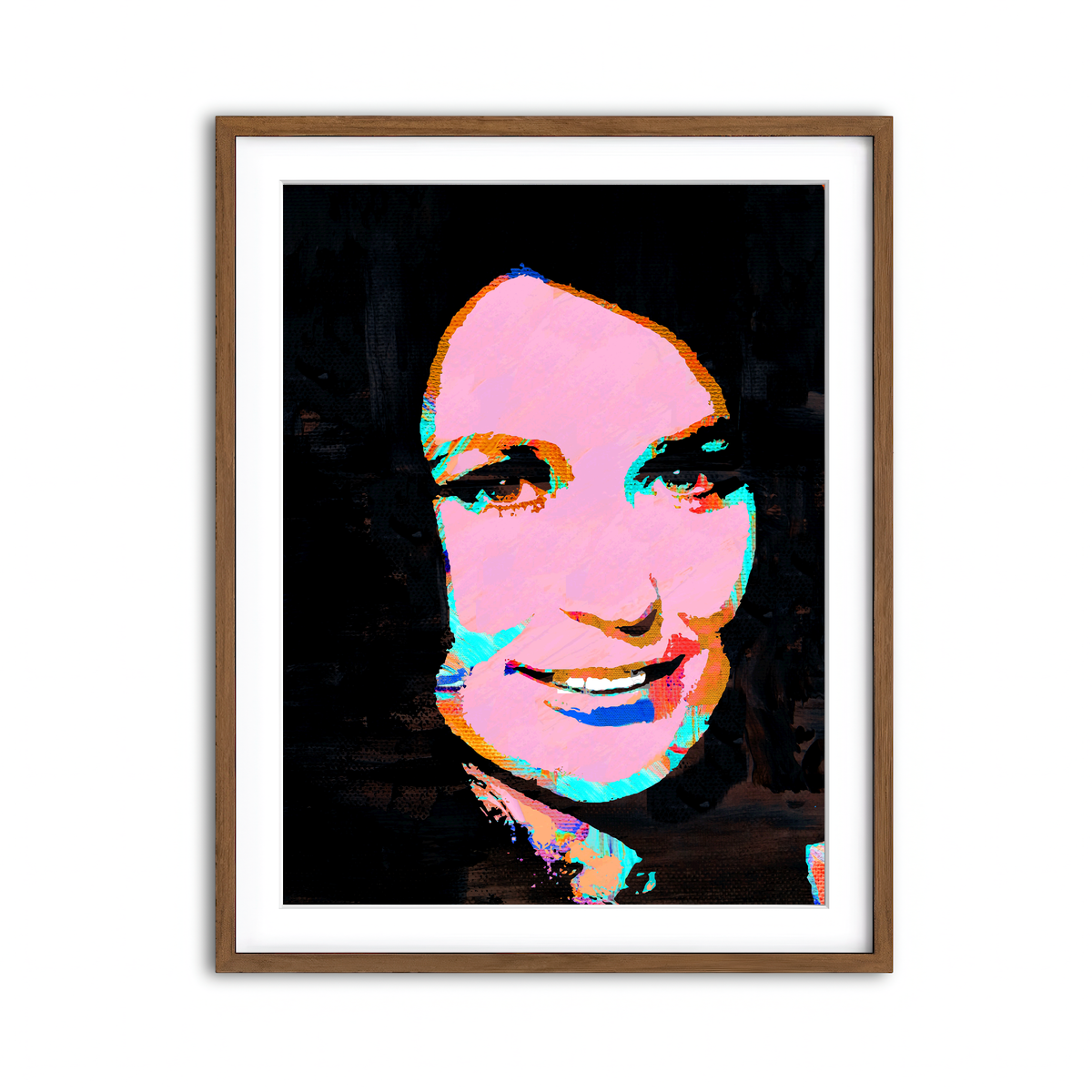 Framed Print 3x4 Walnut