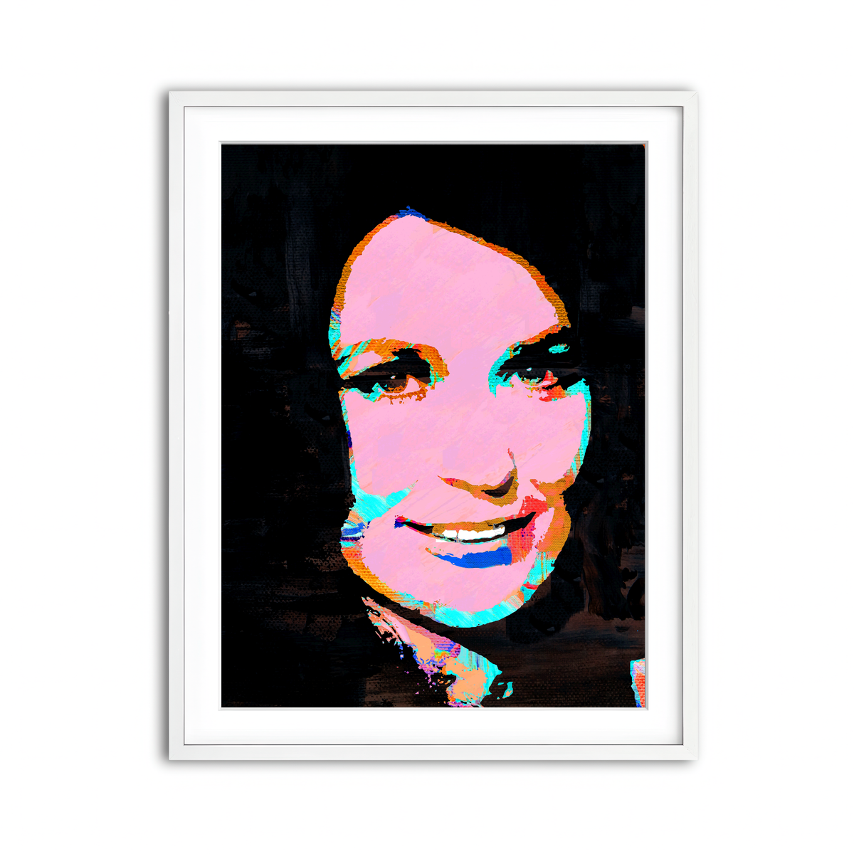 Framed Print 3x4 White