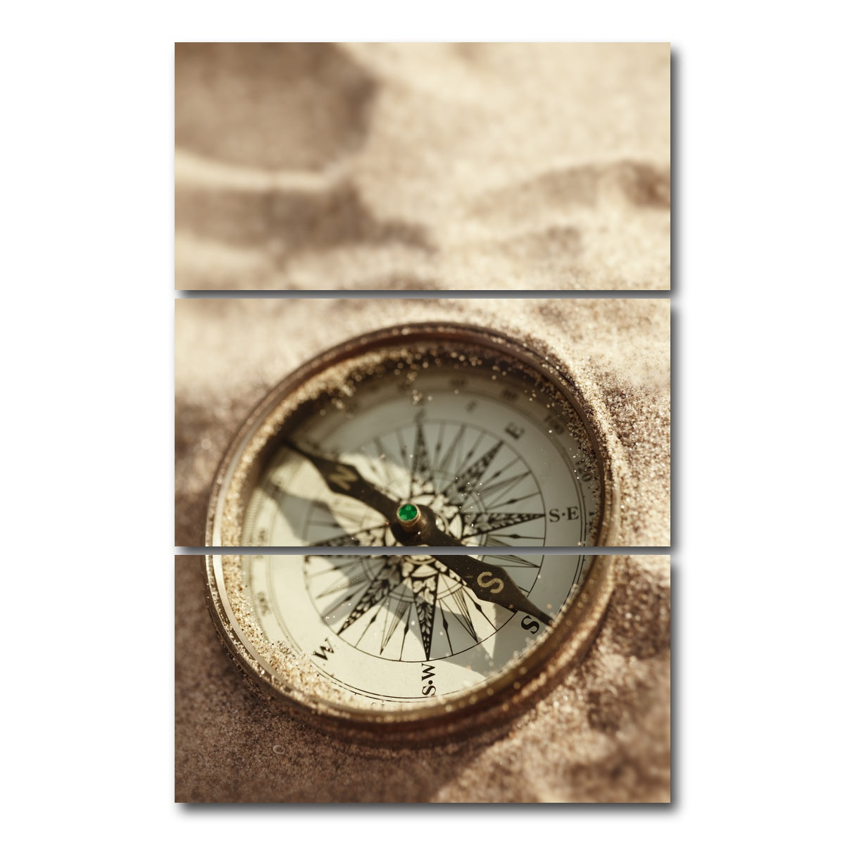 AUTO-MOCKUP WHITE | Lost Compass | 3 Piece | Gallery Wrap Canvas | group=12x24_stacked