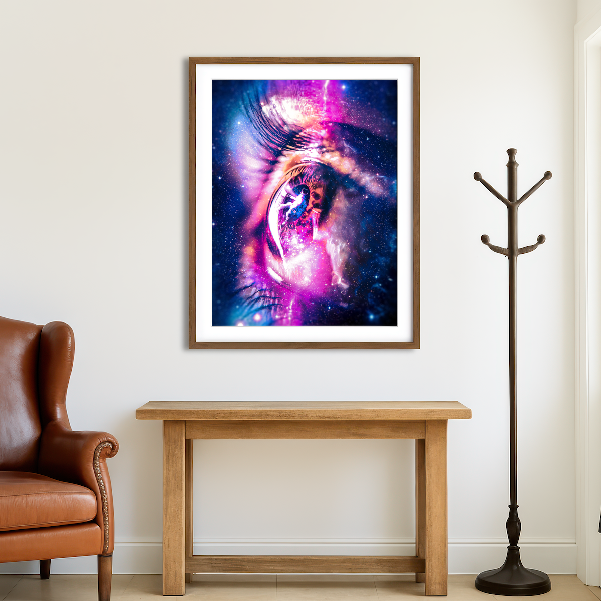 AUTO-MOCKUP ROOM | Lost Astronaut Wall Art