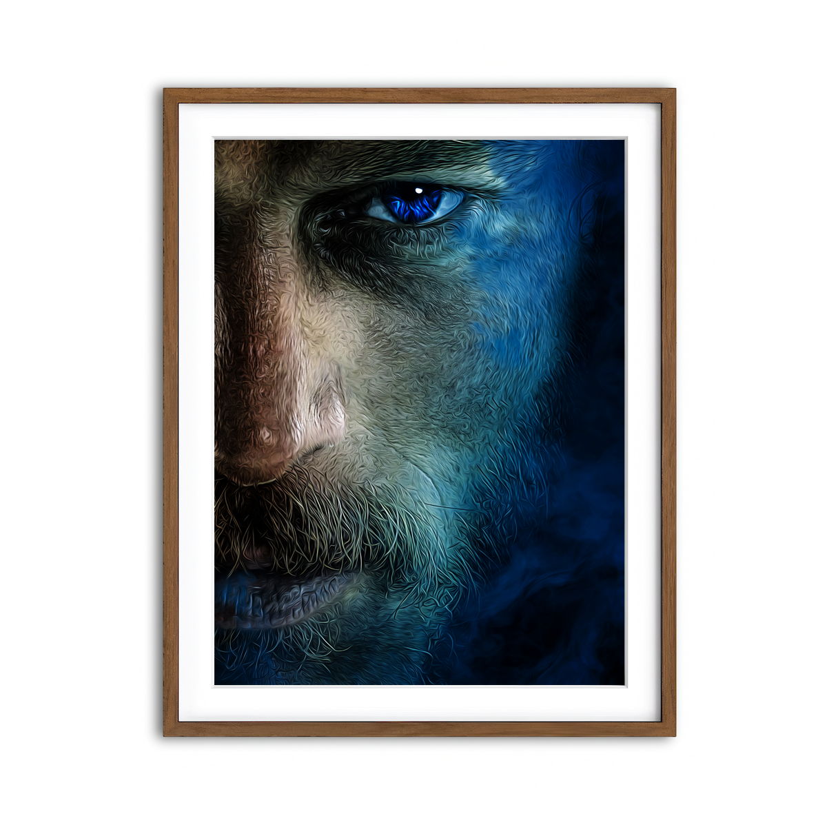 Framed Print 3x4 Walnut