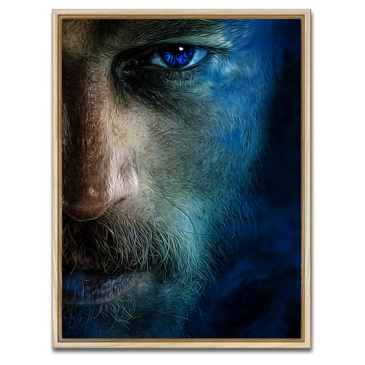 AUTO-MOCKUP WHITE | Lothbrok | 1 Piece | Natural Framed Canvas | group=3x4