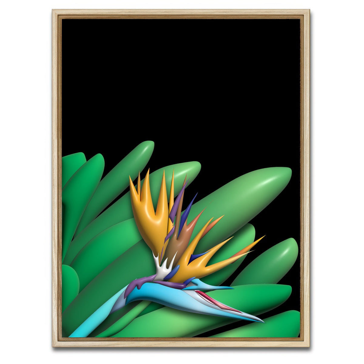 AUTO-MOCKUP WHITE | Lotus Blossom | 1 Piece | Natural Framed Canvas | group=3x4