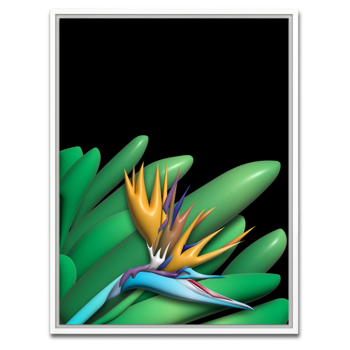 AUTO-MOCKUP WHITE | Lotus Blossom | 1 Piece | White Framed Canvas | group=3x4